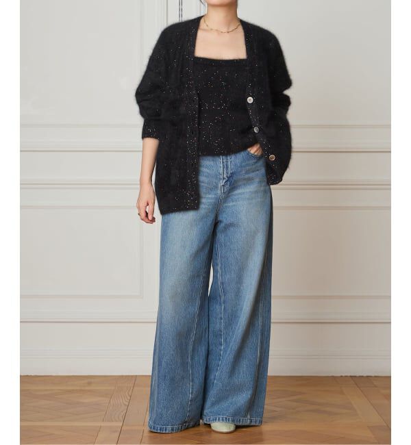 IENA LA BOUCLE「IENA LA BOUCLE ファーニットキャミソール」|ニット・セーター|