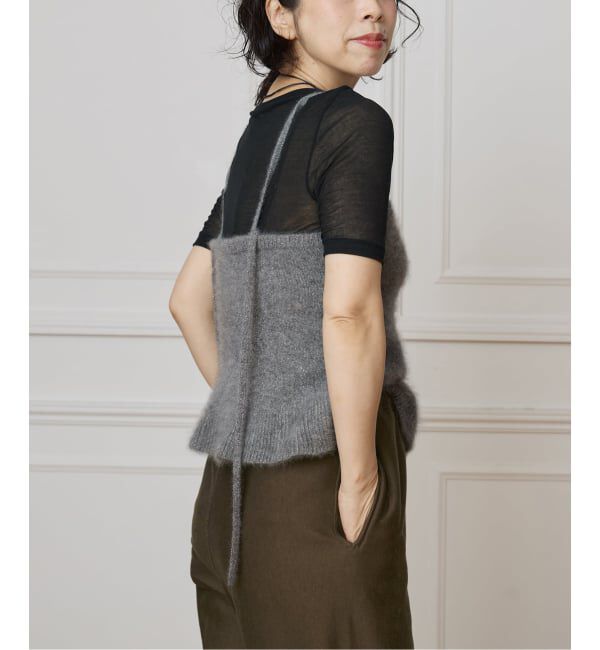 IENA LA BOUCLE「IENA LA BOUCLE ファーニットキャミソール」|ニット・セーター|