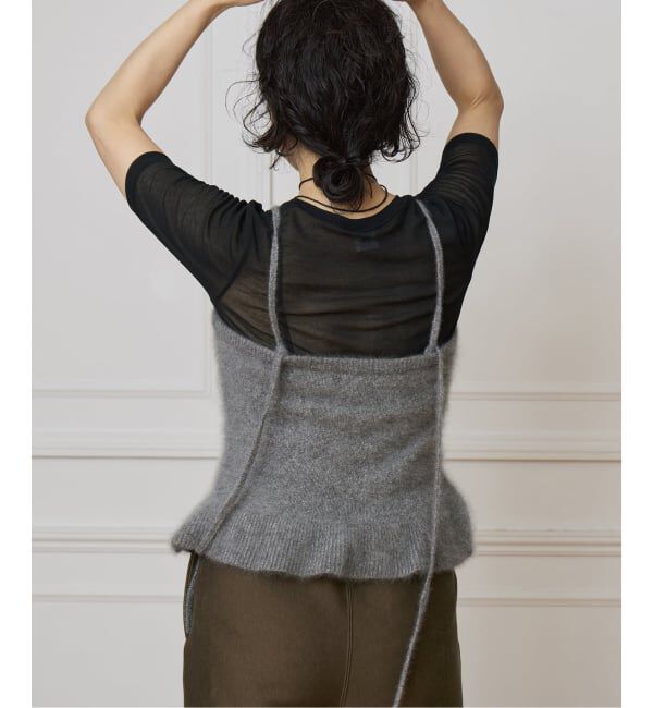 IENA LA BOUCLE「IENA LA BOUCLE ファーニットキャミソール」|ニット・セーター|