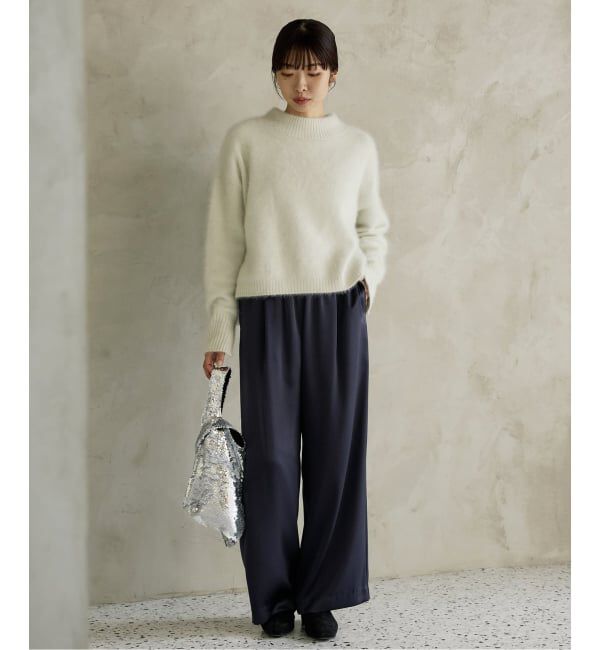 IENA「《追加2》ダブルサテンイージーパンツ」|その他|