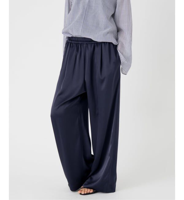 IENA「《追加2》ダブルサテンイージーパンツ」|その他|