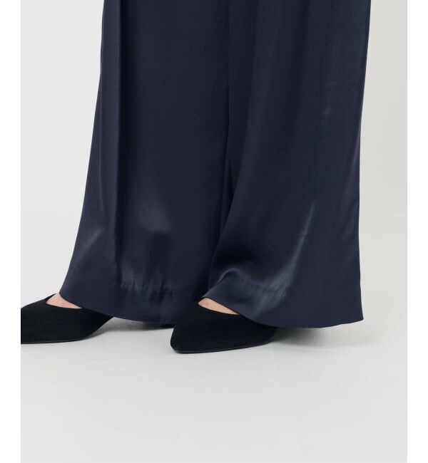 IENA「《追加2》ダブルサテンイージーパンツ」|その他|