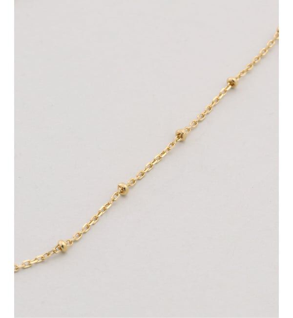 IENA「Rieuk/リューク Dot chain long nl ネックレス NC54-YG」|ネックレス|