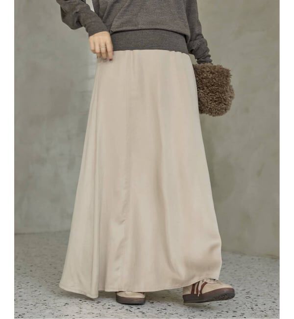 IENA「キュプラフィブリルフレアスカート」|スカート|