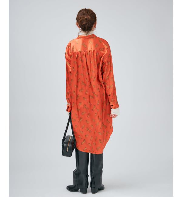 VERMEIL par iena「Horsey Pattern シャツワンピース」|ワンピース|