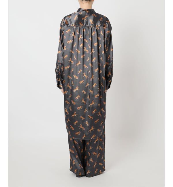 VERMEIL par iena「Horsey Pattern シャツワンピース」|ワンピース|