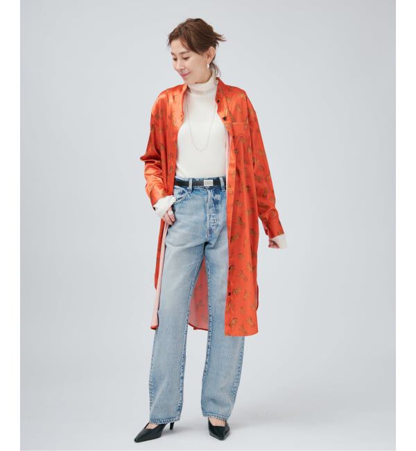 VERMEIL par iena「Horsey Pattern シャツワンピース」|ワンピース|