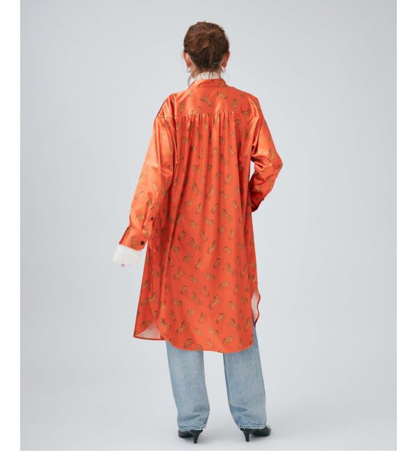 VERMEIL par iena「Horsey Pattern シャツワンピース」|ワンピース|