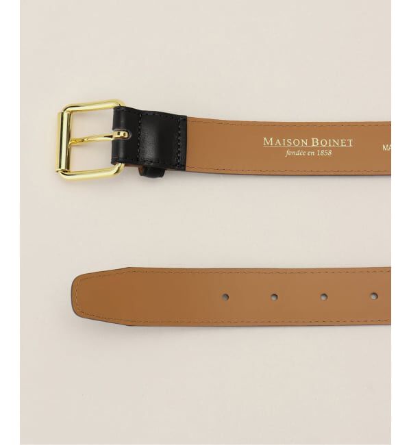 IENA「《追加2》MAISON BOINET LETHER BELT ベルト 94146G」|ベルト|
