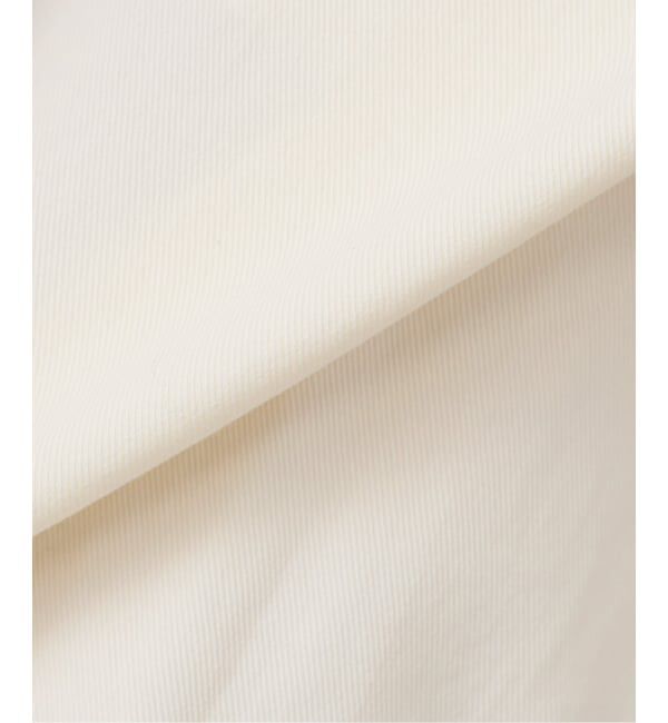 SLOBE IENA「パウダリーチノタックカーブトラウザー」|チノ|