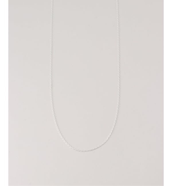 IENA LA BOUCLE「BAR jewellery/バー ジュエリー ADJUSTABLE CABLE チェーン 70cm」|ネックレス|シルバー