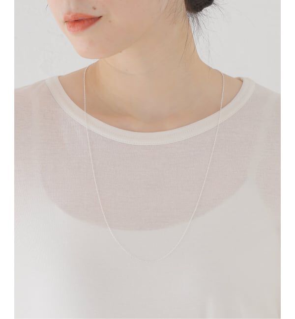 IENA LA BOUCLE「BAR jewellery/バー ジュエリー ADJUSTABLE CABLE チェーン 70cm」|ネックレス|