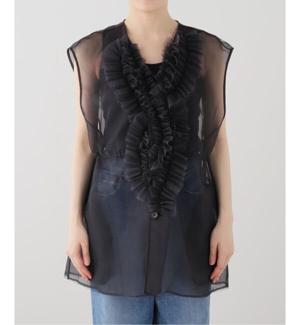 IENA「MARGE/マージ TULLE GILET ジレ 1011-0102-632」|その他|