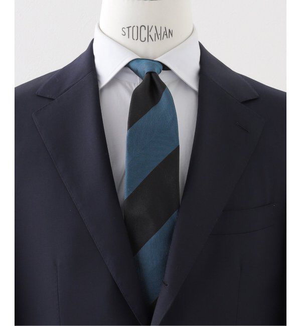 EDIFICE「AX ワイドストライプタイ EMME EFFE」|ネクタイ・蝶ネクタイ|ブラック A