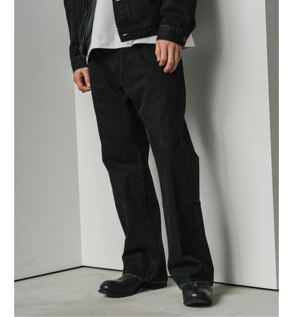 EDIFICE「Levi&rsquo;s(リーバイス) 別注 517 TM BLACK L29」|デニム|