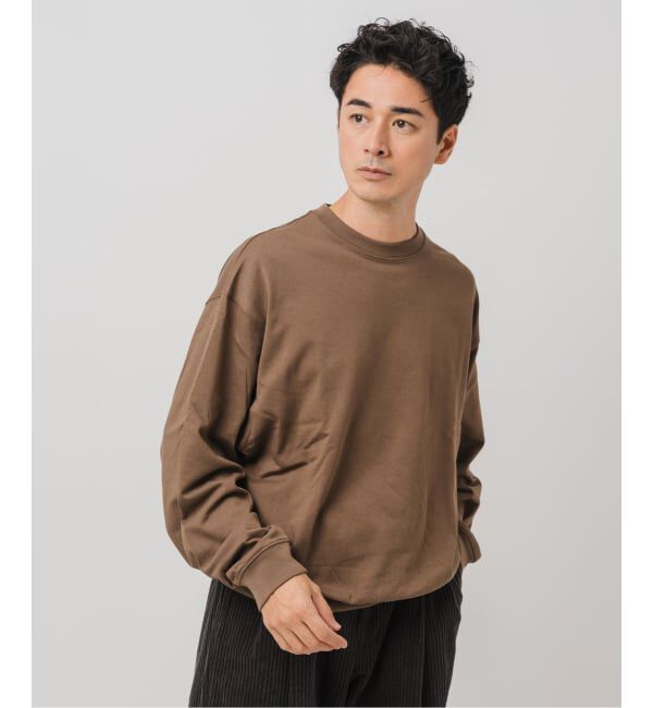 EDIFICE「handvaerk (ハンドバーク) クルーネック ロングスリーブ Tシャツ」|Tシャツ・カットソー|