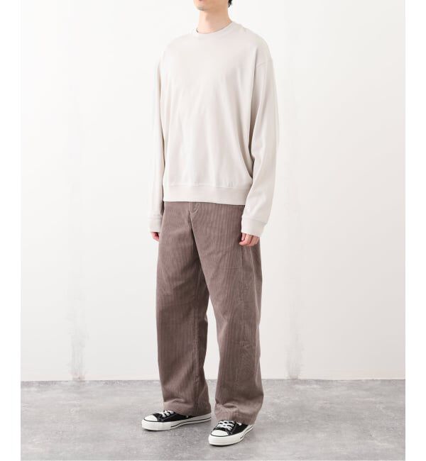 EDIFICE「handvaerk (ハンドバーク) クルーネック ロングスリーブ Tシャツ」|Tシャツ・カットソー|