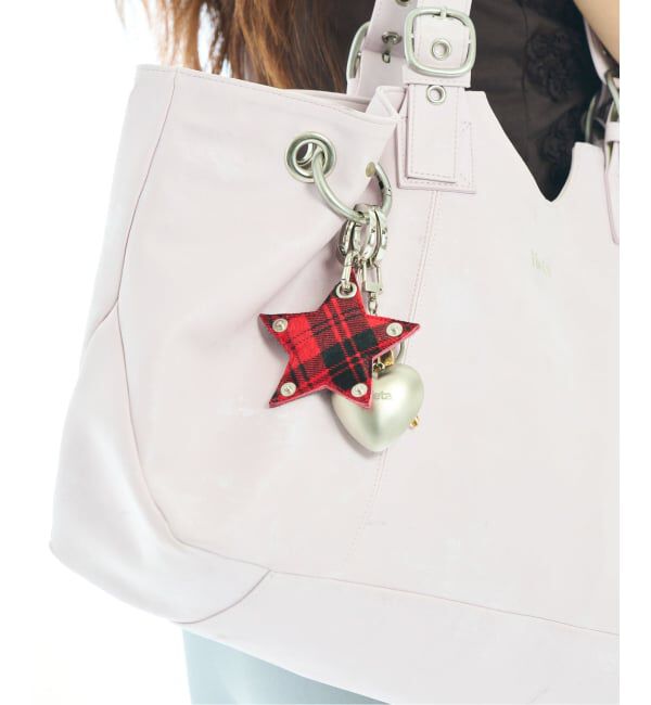 PULP「【Geek Office / ギークオフィス】HIETA / ヒエタ タニー キーチャーム / チェック柄」|キーケース|