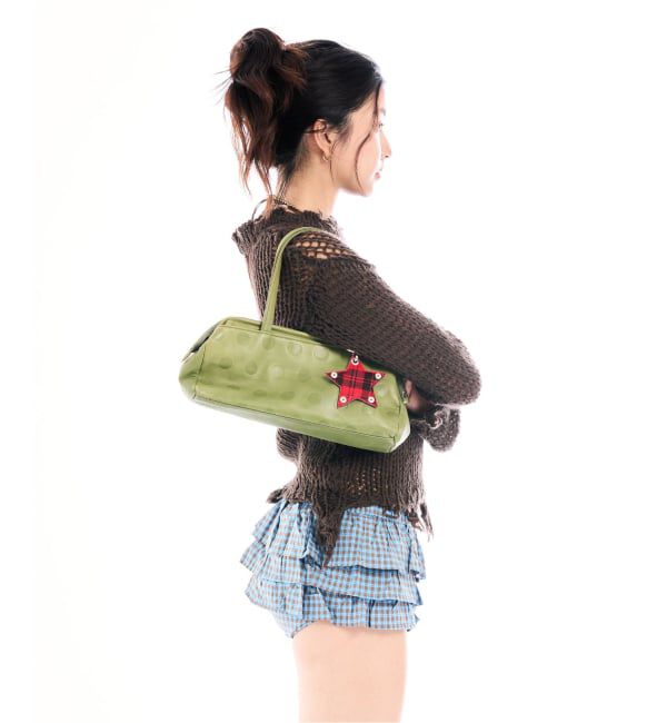 PULP「【Geek Office / ギークオフィス】HIETA / ヒエタ タニー キーチャーム / チェック柄」|キーケース|