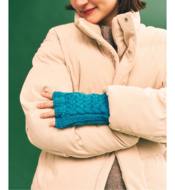 417 EDIFICE「【BLACK SHEEP / ブラックシープ】 HandKnit Cable Glove」|手袋|