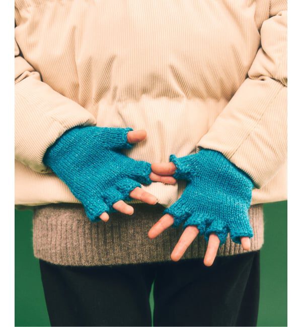 417 EDIFICE「【BLACK SHEEP / ブラックシープ】 HandKnit Cable Glove」|手袋|