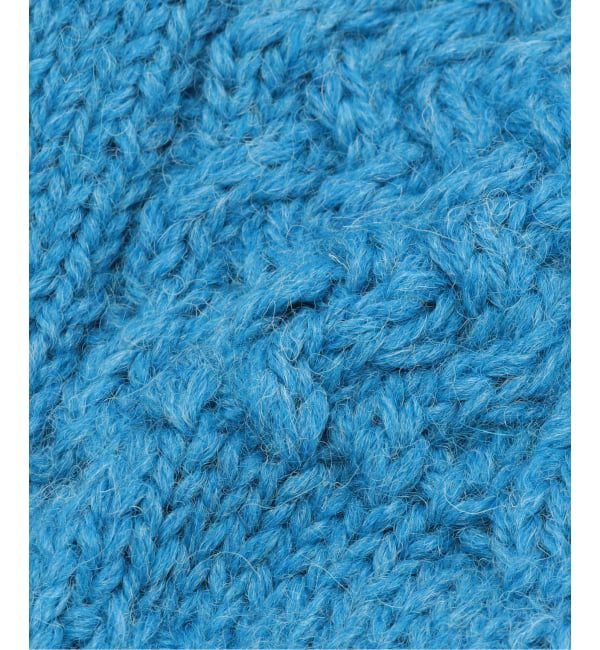 417 EDIFICE「【BLACK SHEEP / ブラックシープ】 HandKnit Cable Glove」|手袋|