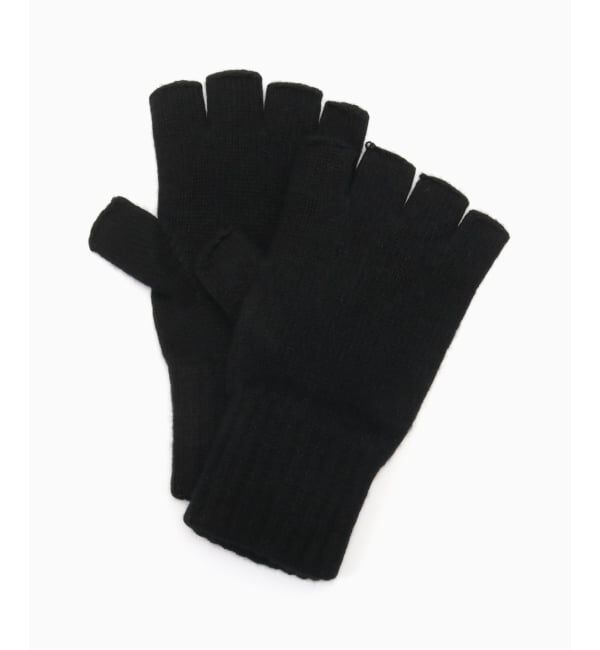 EDIFICE「JOSHUA ELLIS（ジョシュア エリス） Fingerless Gloves」|手袋|ブラック