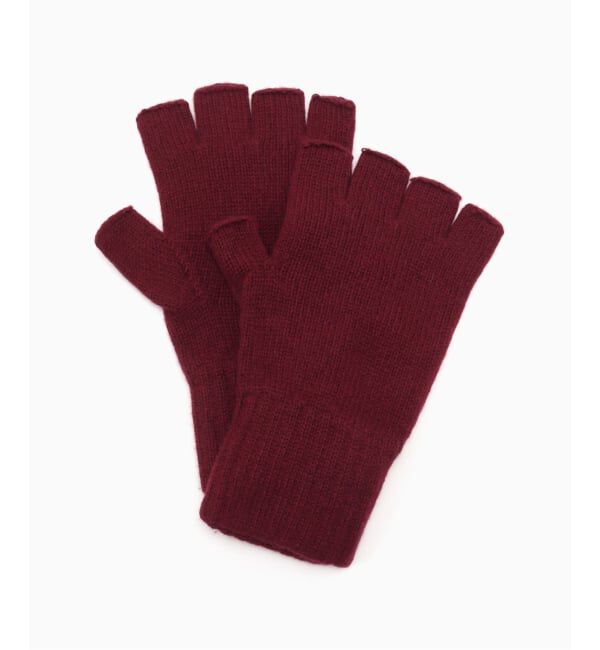 EDIFICE「JOSHUA ELLIS（ジョシュア エリス） Fingerless Gloves」|手袋|ボルドー