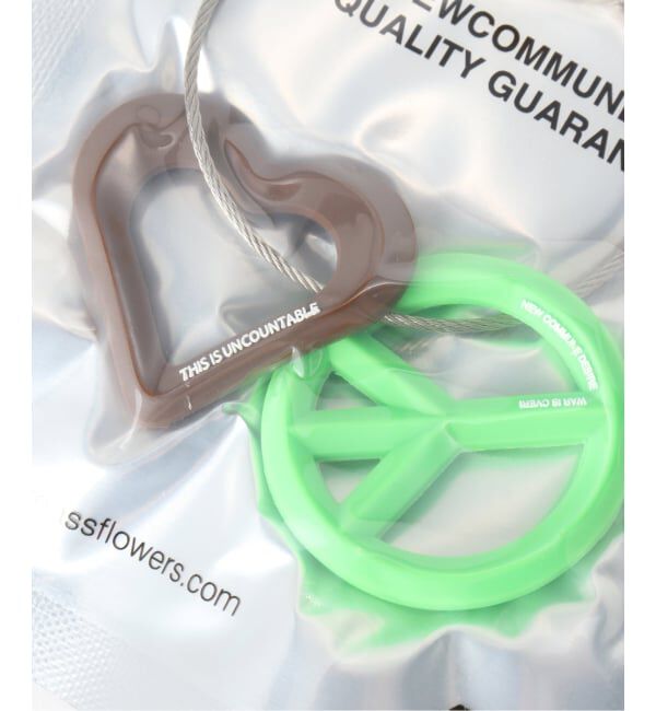 PULP「FAF (FAKE AS FLOWERS) / フェイク アズ フラワーズ LOVE & PEACE」|キーケース|