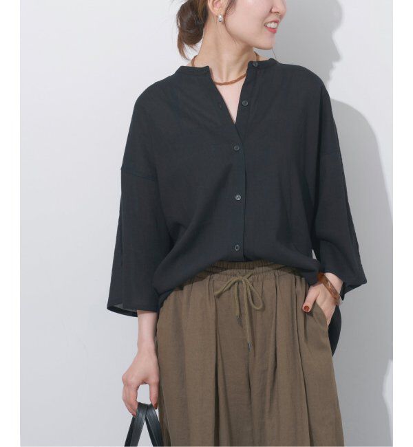 JOURNAL STANDARD relume「楊柳バンドカラーシャツ」|シャツ・ブラウス|