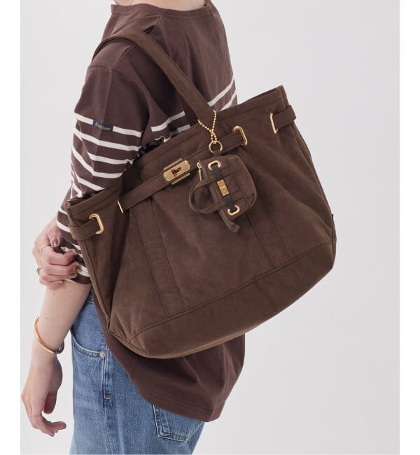 journal standard L'essage「別注【SITA PARANTICA】スエードライクチャームツキトートM」|トートバッグ|