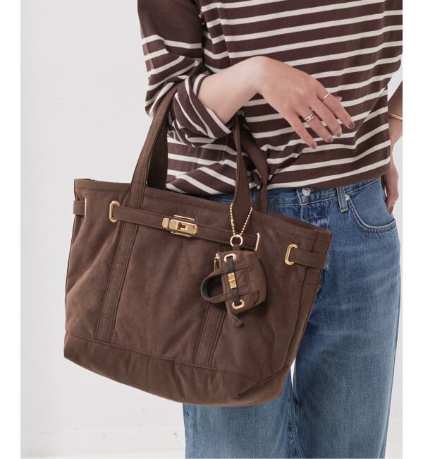 journal standard L'essage「別注【SITA PARANTICA】スエードライクチャームツキトートM」|トートバッグ|