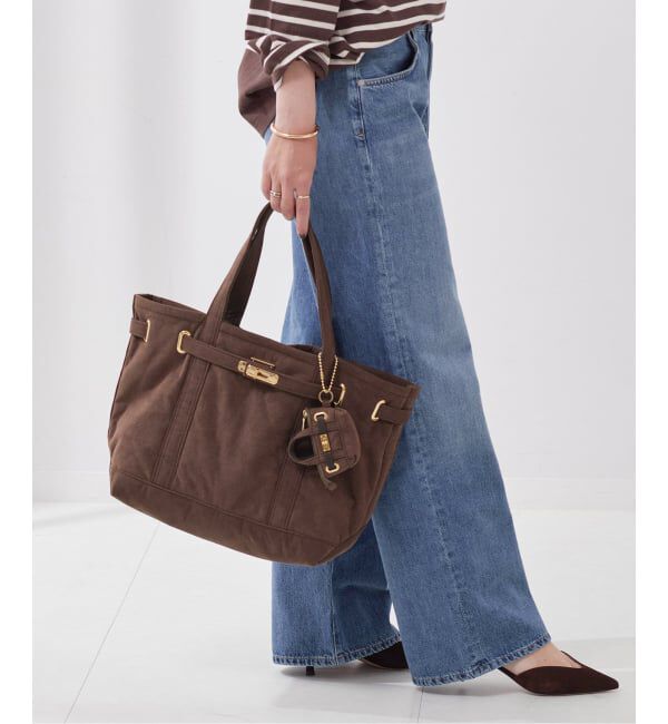 journal standard L'essage「別注【SITA PARANTICA】スエードライクチャームツキトートM」|トートバッグ|