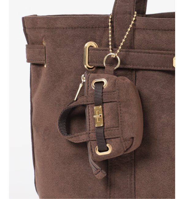 journal standard L'essage「別注【SITA PARANTICA】スエードライクチャームツキトートM」|トートバッグ|