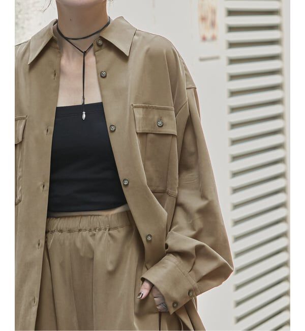 JOURNAL STANDARD「Vintage Twill BK Slit シャツ」|シャツ・ブラウス|