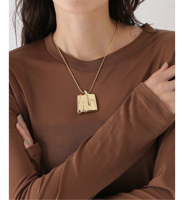 journal standard L'essage「【JENNY BIRD/ジェニーバード】SUNDRA PENDANT NECKLACE LARGE：ネックレス」|ネックレス|ゴールド