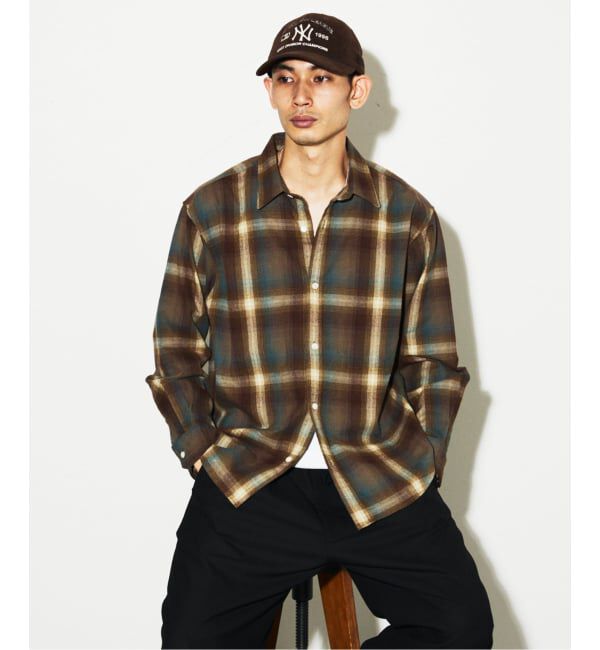 JOURNAL STANDARD「オンブレチェック フランネルシャツ」|シャツ・ブラウス|