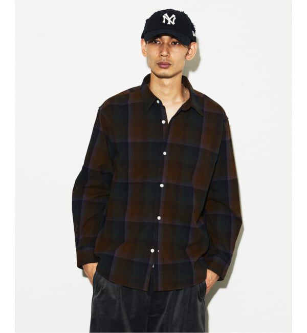 JOURNAL STANDARD「オンブレチェック フランネルシャツ」|シャツ・ブラウス|