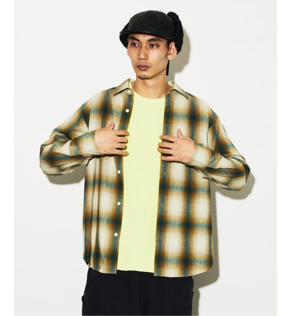 JOURNAL STANDARD「オンブレチェック フランネルシャツ」|シャツ・ブラウス|