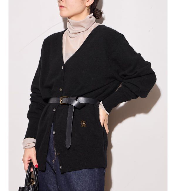 journal standard L'essage「ラクーンMIX Vネックカーディガン」|カーディガン|