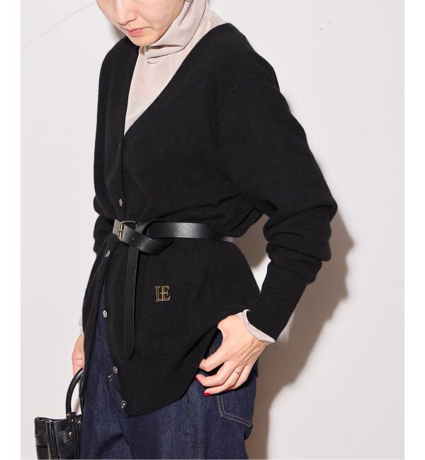 journal standard L'essage「ラクーンMIX Vネックカーディガン」|カーディガン|