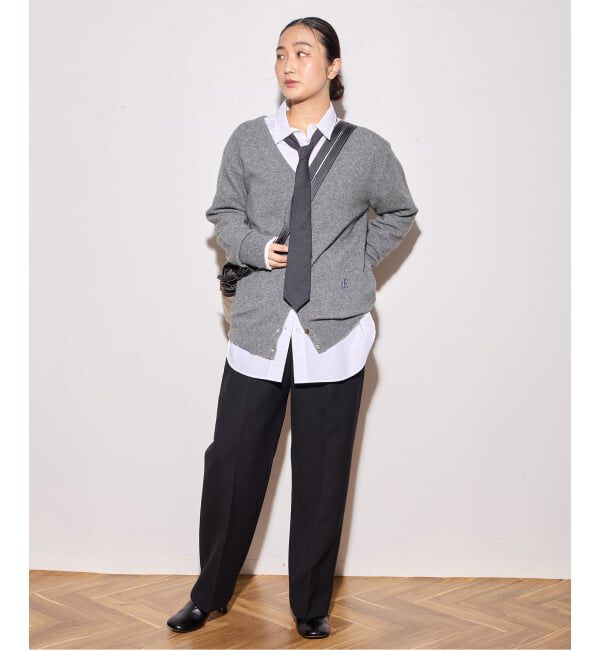 journal standard L'essage「ラクーンMIX Vネックカーディガン」|カーディガン|