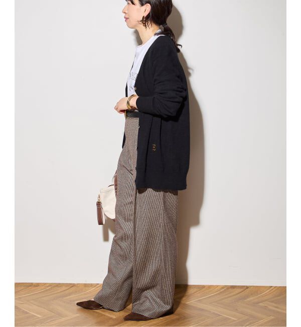 journal standard L'essage「ラクーンMIX Vネックカーディガン」|カーディガン|