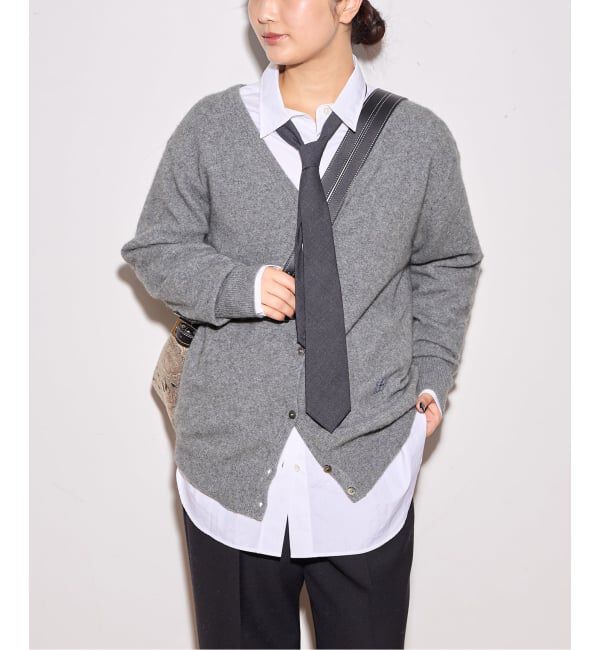 journal standard L'essage「ラクーンMIX Vネックカーディガン」|カーディガン|