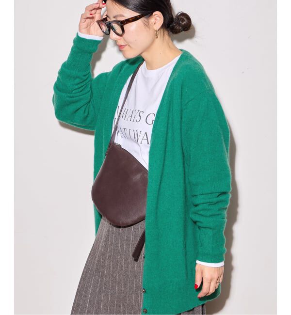 journal standard L'essage「ラクーンMIX Vネックカーディガン」|カーディガン|