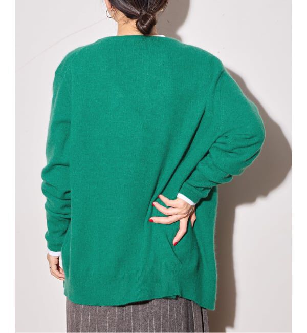 journal standard L'essage「ラクーンMIX Vネックカーディガン」|カーディガン|
