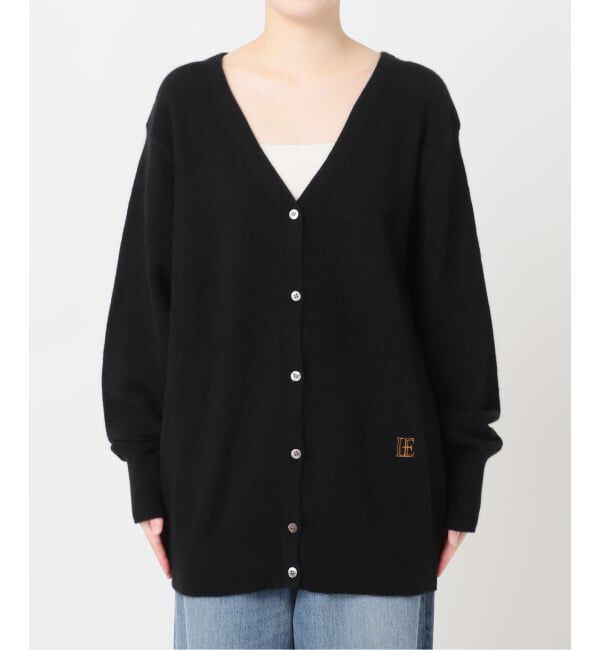 journal standard L'essage「ラクーンMIX Vネックカーディガン」|カーディガン|