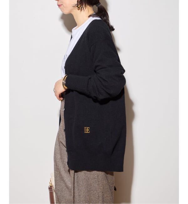 journal standard L'essage「ラクーンMIX Vネックカーディガン」|カーディガン|