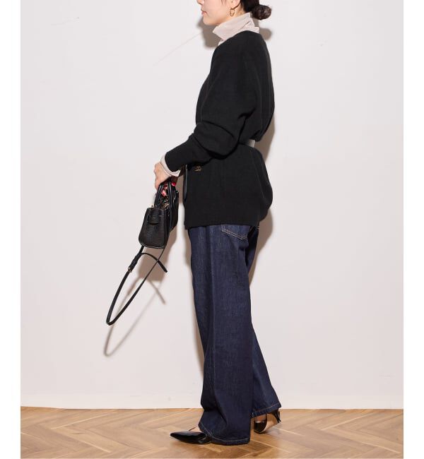 journal standard L'essage「ラクーンMIX Vネックカーディガン」|カーディガン|