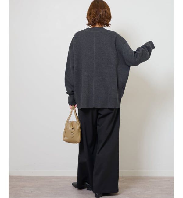 JOURNAL STANDARD relume「《追加2》ウォッシャブルサージストレッチタックワイドパンツ」|スラックス|